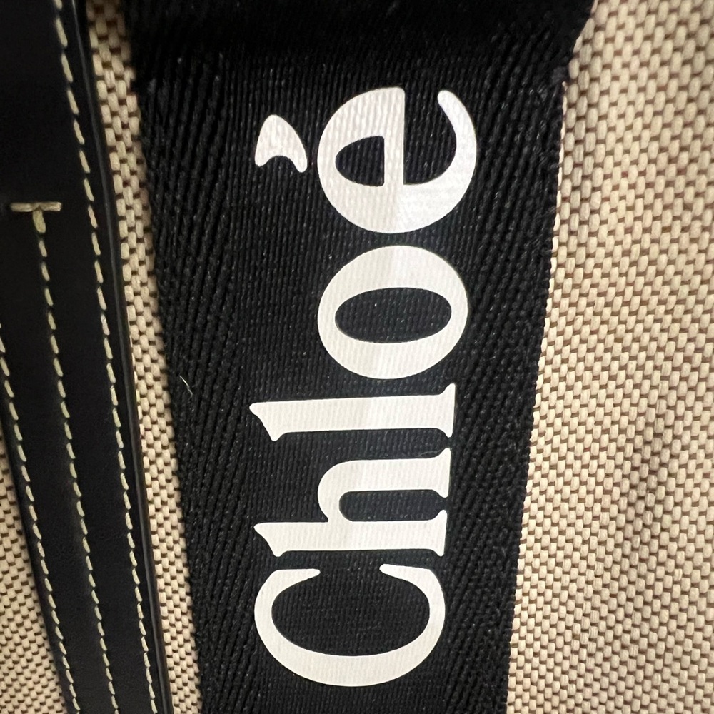 Chloé Beige and Black Tote Bag - Picture 3 of 7